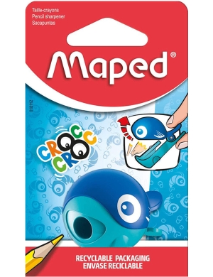 Maped Easy 1 Hole Pencil Sharpener - Whale